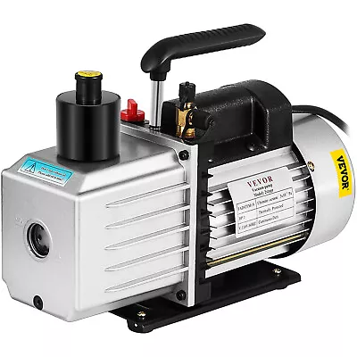 $133.19 • Buy VEVOR 8 CFM Vacuum Pump 2 Stage With Cooling Fan For HVAC Repair DIY Packing