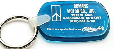 Vintage Keychain Romans Motor Company Oldsmobile INDEPENDANCE KANSAS K108 • $9.86