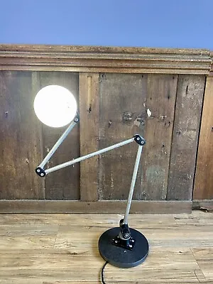 Vintage BHI Lo-Vo Lite Adjustable Machinist / Lathe Workshop Lamp • £225