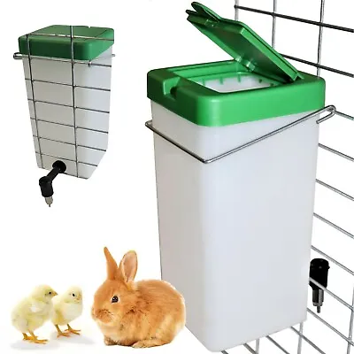Top Fill 1 Liter Water Bottles 6 Pack For Rabbits Chickens Quail Water Nipples • $36.45