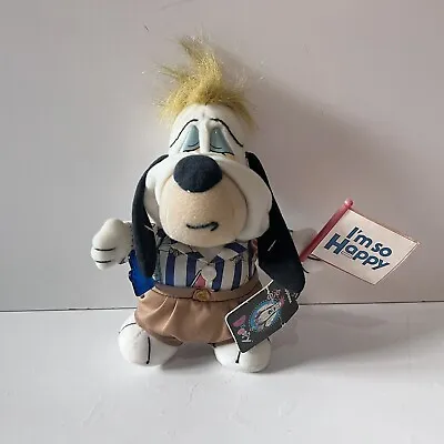 Droopy Hanna Barbera 'I'm So Happy' Plush Toy - Applause 1990 • £24.99