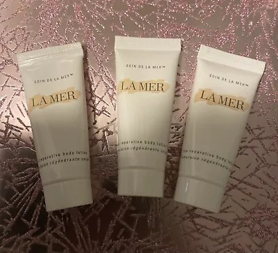 3X La Mer The Reparative Body Lotion Deluxe Samples - 0.5 Floz / 15mL Each • $27.95