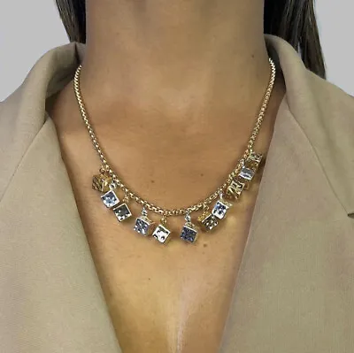 £11.99 • Buy Gold & Silver Choker Necklace  Zara Topshop River Island  Fashion Stylejewellery