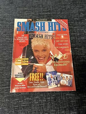 £7.99 • Buy Smash Hits Magazine 2 Nov 1988 Poll Results Bros Kylie U2 Jackson Posters UB40