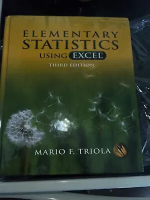 MyStatLab Ser.: Elementary Statistics Using Excel By Mario F. Triola (2006... • $4