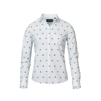 Laksen Lady Flush Pheasant Shirt - Sky Blue • £76