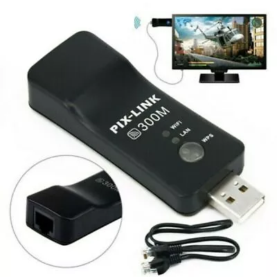 Adapter Wireless LAN Adapter WiFi Dongle Ethernet Cable For Samsung Smart TV 3Q • $24.13