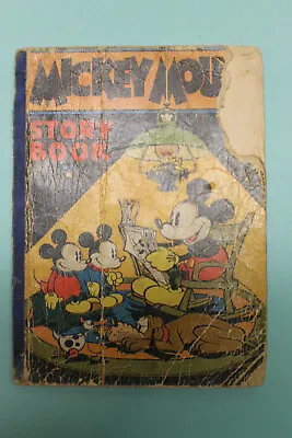 Mickey Mouse Story Book 1931 WALT DISNEY STUDIO David McKay  Original UNRESTORED • $49