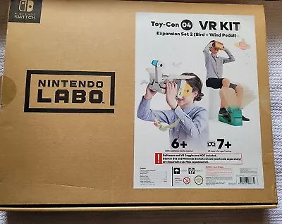 New Nintendo Switch Labo Toy-con 04 VR KIT Expansion Set 2 Bird + Wind Pedal • $45