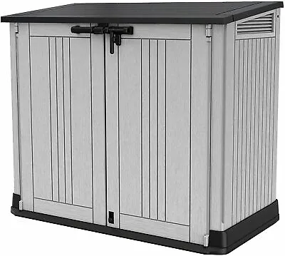 £159.89 • Buy Keter Store It Out MAX Garden Lockable Storage Box XL Shed Outside Bike Bin Tool