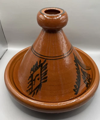 $50 • Buy Moroccan Cooking Tagine Pot Tajine Lead Free Terra Cotta Glazed 10.5 In