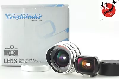 【TOP MINT Box】 Voigtlander Super Wide Heliar 15mm F/4.5 L39 Lens W/ Finder Japan • $359.99