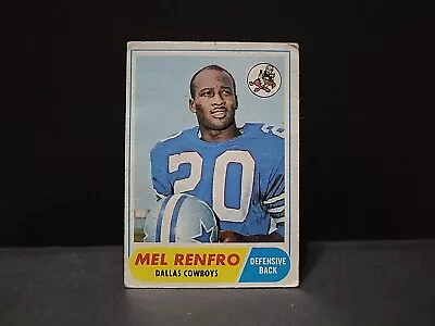 1968 Topps #129 Mel Renfro Dallas Cowboys (HOF) • $3.99