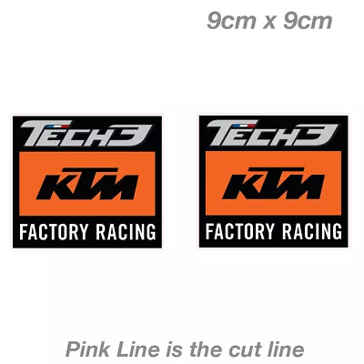 KTM Tech3 Factory Racing Vinyl  Sticker  • $7