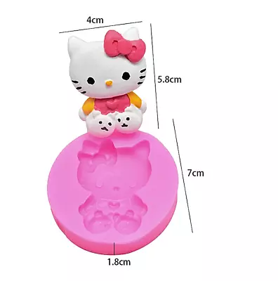 £2.99 • Buy Silicone Cat Kitten Mould Chocolate Candy Cake Decorations Sugarcraft