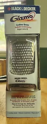 Black & Decker Gizmo Cordless Grater Shredder Shaver Kitchen Tool Model GG200 • $9.99