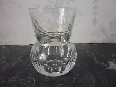 £14.99 • Buy Edinburgh & Leith Crystal Whisky Thistle Shaped Shot Glass E&L.
