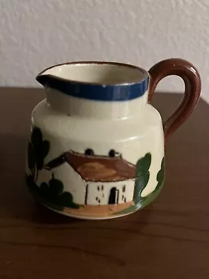 Devon Motto Ware Watcombe Miniature Creamer Rolling Stone... No Moss • $10