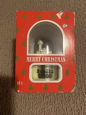 Publix Grocery Food Store Christmas Globe Musical Holiday Vintage 2000 • $55