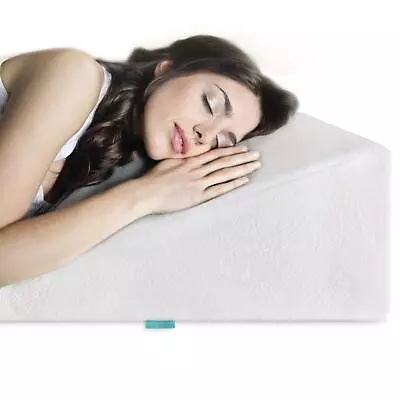 Bed Wedge Pillow Gel Memory Foam Top - Cooling Elevated Support Cushion For L... • $36.16