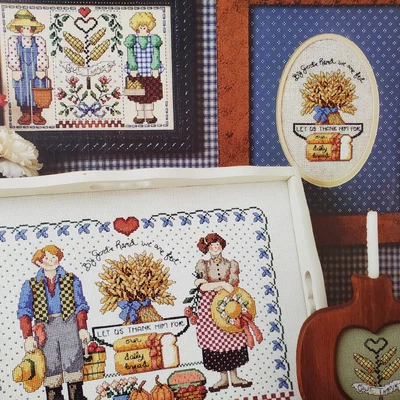 $5.98 • Buy Jeremiah Junction Classics Thanksgiving Samplers Linda Coleman Cross Stitch 191