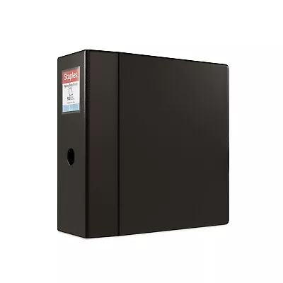 Staples Heavy Duty 5  3-Ring Non-View Binder Black (24663) 82674 • $15.55