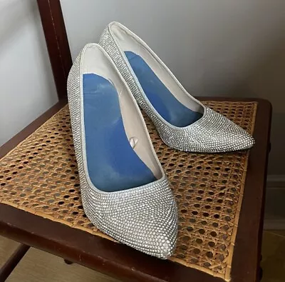 Diamante Shoes Quiz Size 6 Eu 39 Prom • £14