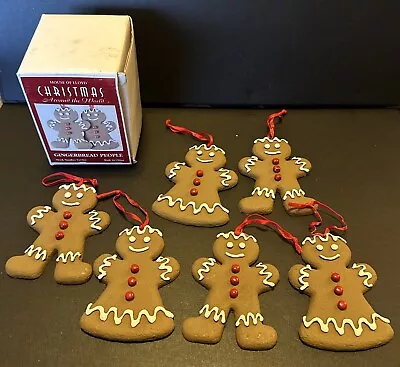 6 Vintage House Of Lloyd Christmas Around The World -Gingerbread People Ornament • $20