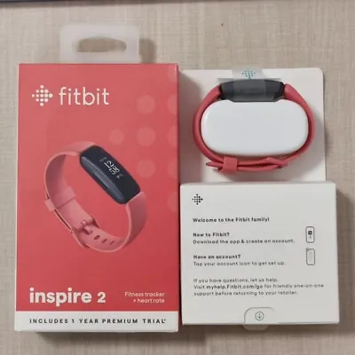 Fitbit Inspire 2 Health & Fitness Tracker FB418 Heart Rate - Pink • $86.90