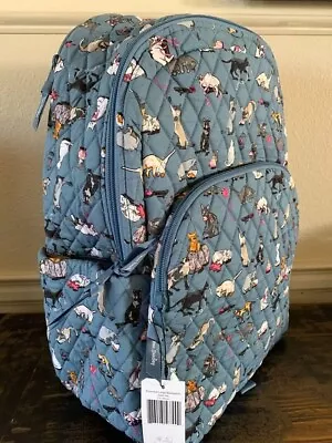 Vera Bradley Essential Large Backpack CAT'S MEOW -NWT • $66.50