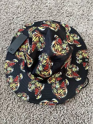 Ed Hardy Bucket Hat All Over Tiger Print One Size Draw String NWT FREE SHIPPING  • $30.55