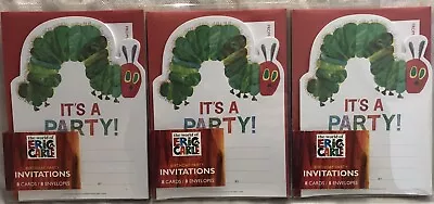 £29.14 • Buy The Very Hungry Caterpillar 24 Party Invitations & Envelopes NEW 2010 Eric Carle