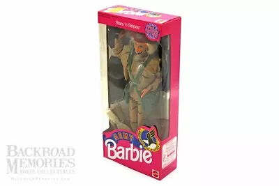 Vtg (1992) Army  Star 'n Stripes  Barbie (1:6) 12  Plastic Doll (SEALED) Mattel • $20