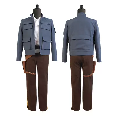 Star Wars Han Solo Cosplay Adult Jacket Uniform Halloween Costume  • £55.20