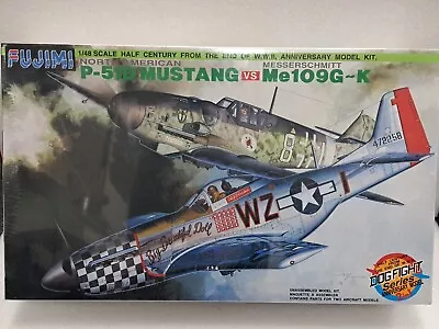 North American P-51D Mustang + Messerschmitt Me109/Bf109 Dog Fight WW2 Model Kit • $59.99