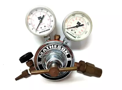 MATHESON LABORATORY REGULATOR CGA-580 Argon Nitrogen Inert Helium 8-580 • $65