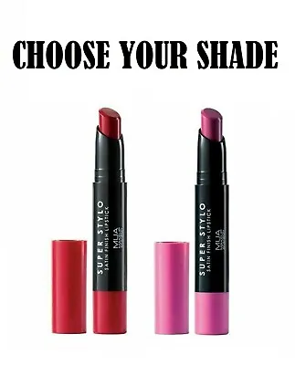 MUA Make Up Academy Super Stylo Satin Finish Lipstick Full Coverage - CHOOSE  • £3.99