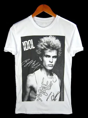 VTG White Wedding Billy Idol Shirt Short Sleeve White Unisex Size S-5XL CC4438 • $18.99