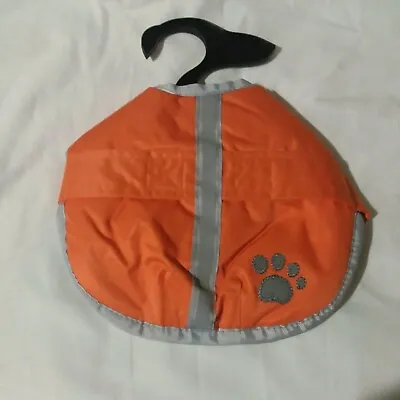 Zack & Zoey Reversible Water Resistant Nor'easter Dog Blanket Coat XXS  Orange • $8.22