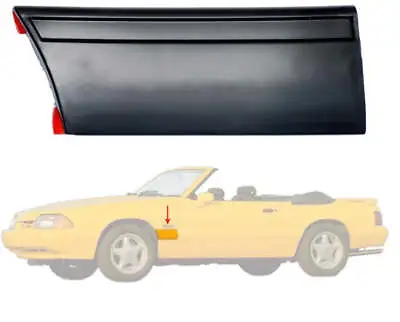 1987-93 Mustang LX Rear Of Fender / Front Wheel Body Molding - Driver Left Side • $31.41