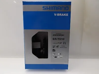Shimano (Cycling) DEORE BR-T610 Black V Brake For Front EBRT610FX41SLP • $31.99