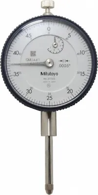 Mitutoyo 2776S Dial Indicator: 1  Range 0-50 Reading .0005  Grad 2-3/16  Diam • $128.80