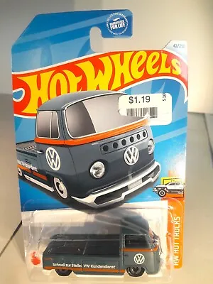 Hot Wheels Hot Trucks 1985 VW Volkswagen T2 Pickup Flat Bed Truck. Mint In Blist • $2.20