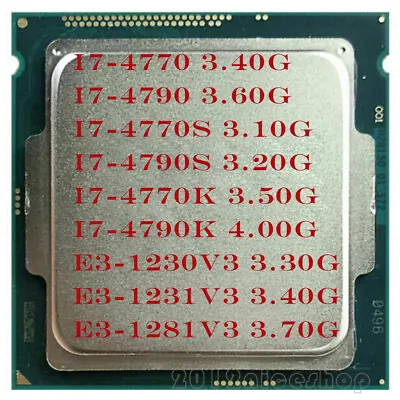 For Intel Core I7-4770 i7-4790 i7-4770S i7-4790S i7-4770K i7-4790K E3-1230V3 CPU • $64