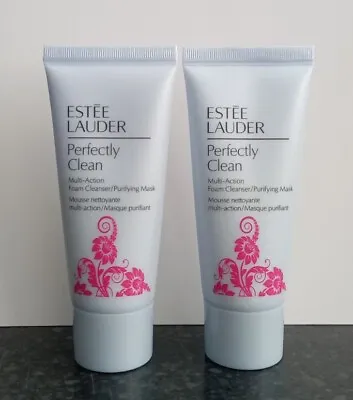 £8.99 • Buy Estee Lauder Perfectly Clean Multi Action Foam Cleanser/Purifying Mask (2×30ml)