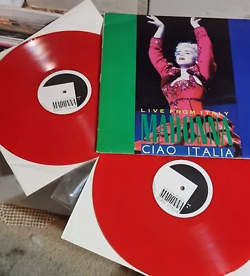 Rare! Madonna- Ciao Italia 12  2lp Colored Vinyl/The Celebration Tour • $199