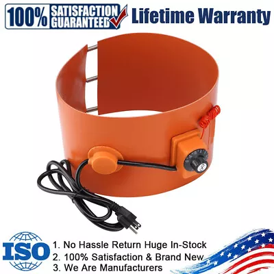 Metal Drum Heater Insulated Heater Band 800 Watt 120 Volt For 5 Gallon Drums US • $53.99