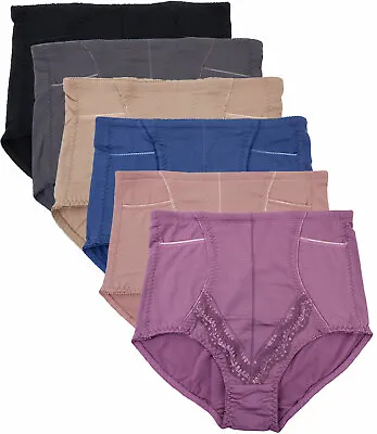 $26.99 • Buy Barbra Women's Hidden 2 Sides Pocket Winter Fleece Lined Brief Girdle Panties