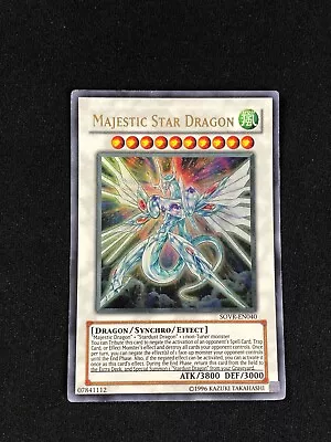 Yugioh Majestic Star Dragon Sovr-en040 Ultra Play/edgeware • $3.99