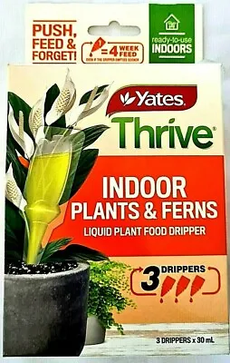 $24.83 • Buy Thrive Indoor Plant & Ferns Food Drip Dripper 3 X 30ml  Fertiliser Liquid 